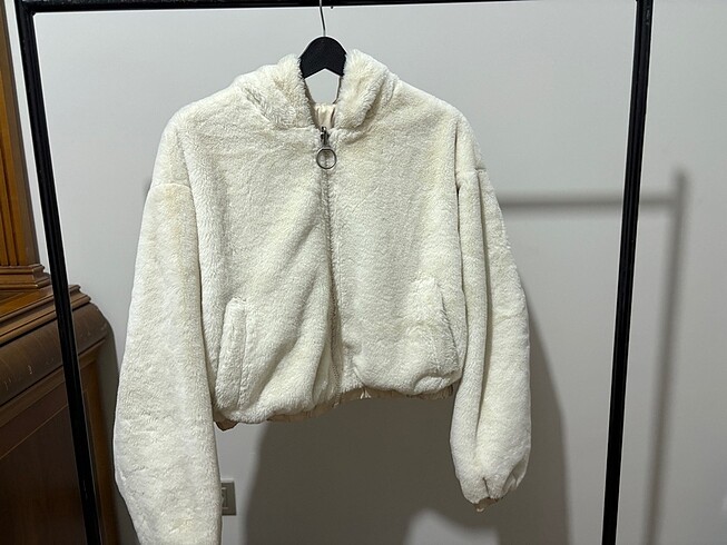H&m kurklu cift tarafli mont