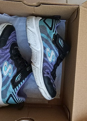 29 Beden Mor Skechers Kız Çocuk Spor Ayakkabı