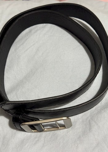 Kadın Siyah Deri Tokalı Kemer - Görsel 4