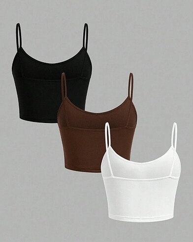 Sheinside SHEIN Crop Atlet - Büstiyer