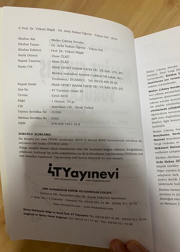 Maliye Çıkmış Sorular KPSS ve Kurum Sınavları - Görsel 4