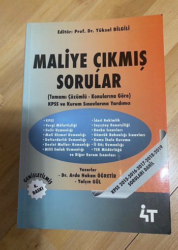 Maliye Çıkmış Sorular KPSS ve Kurum Sınavları - Görsel 6
