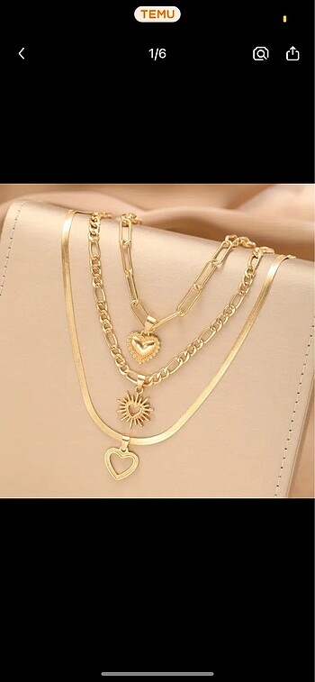 Sheinside Vintage 3 Adet Kolye