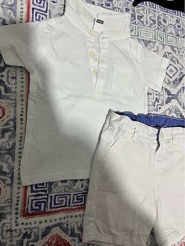 LC Waikiki 1 yaş yazlık şortlu takım
