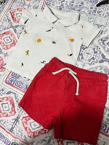 LC Waikiki 12 18 ay yazlık şortlu takım