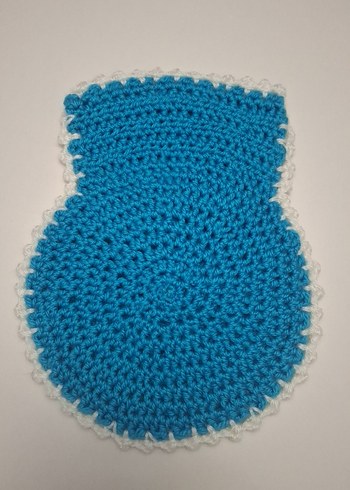 Mavi Örgü banyo lifi - Görsel 2