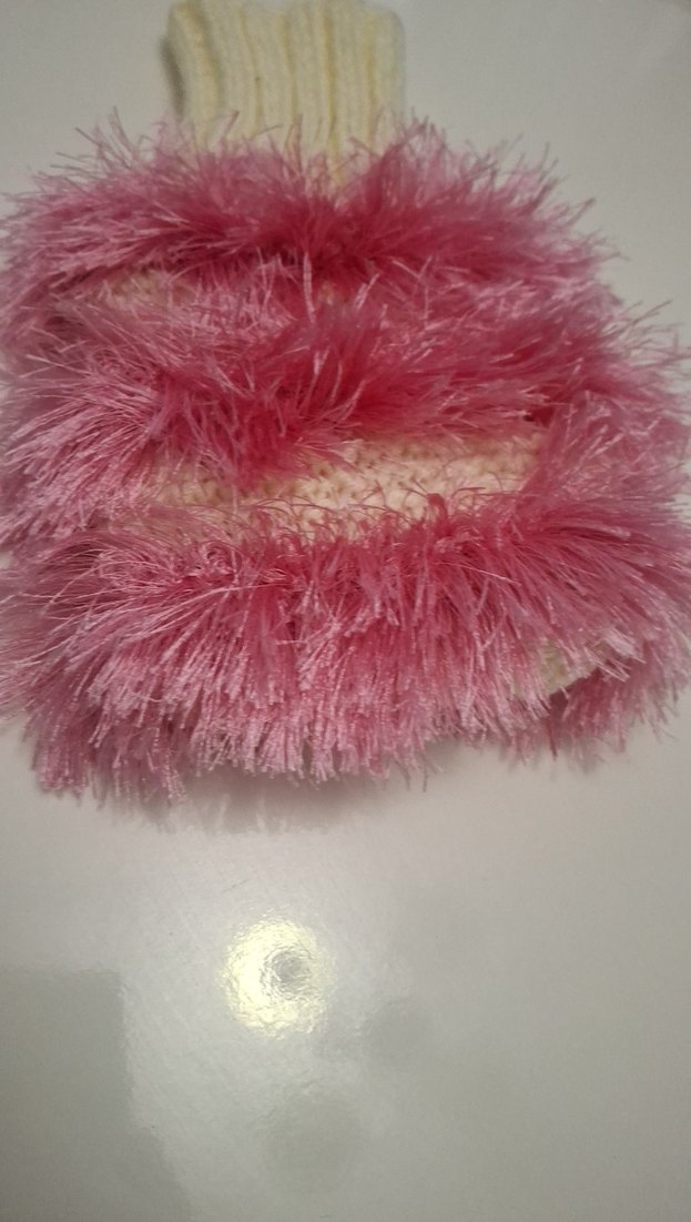 Pembe Tüylü banyo lifi - Görsel 2