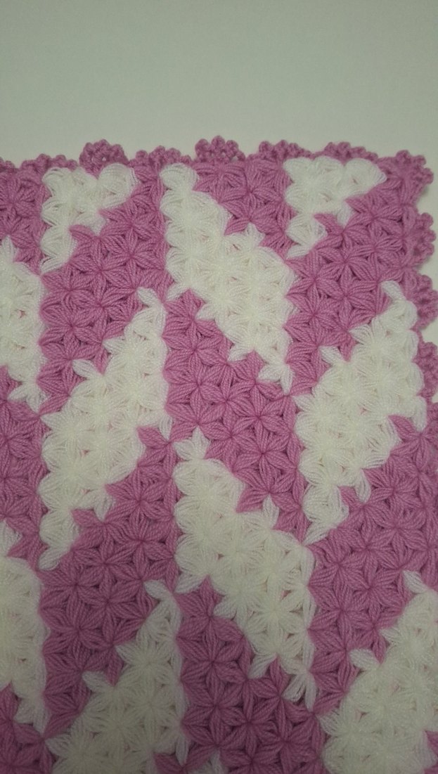 Pembe Beyaz Desenli Banyo lifi - Görsel 2