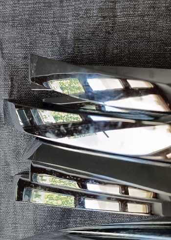 Gümüş renkli metal kulplar 11 adet 16 cm - Görsel 5