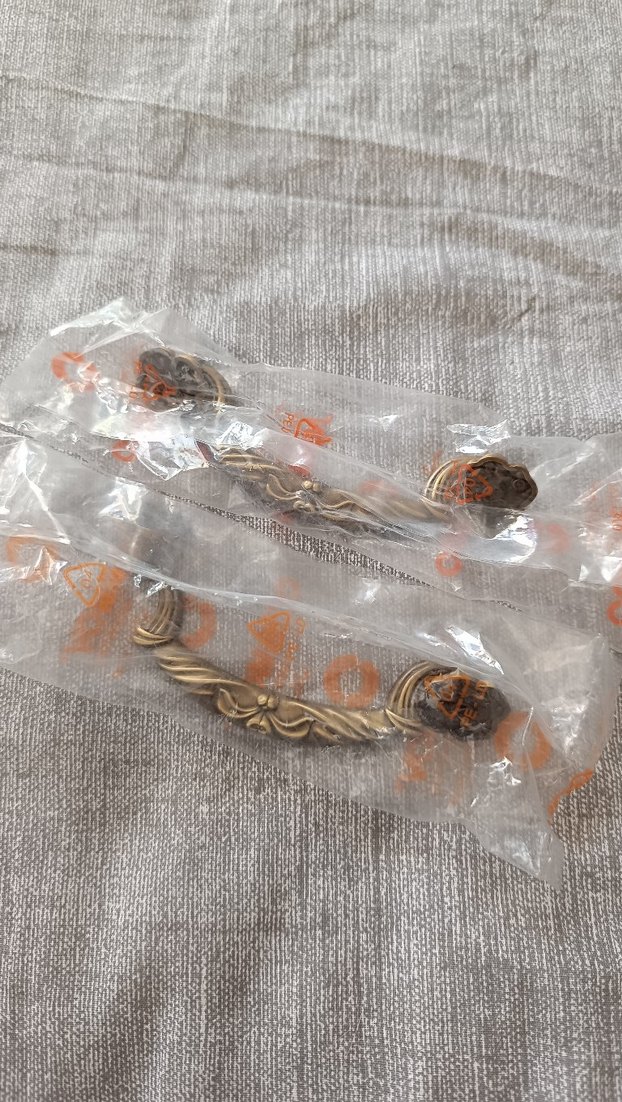 pirinç vintage görünümlü kulplar 9.5 cm - Görsel 2