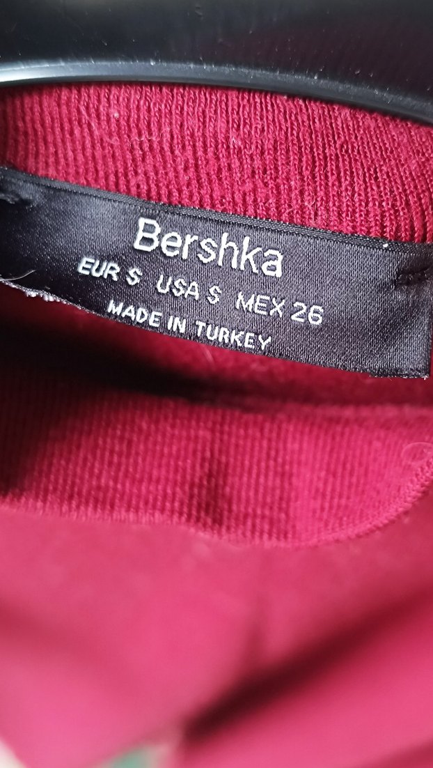 Bordo Uzun Kollu Midi Triko Elbise - Görsel 3