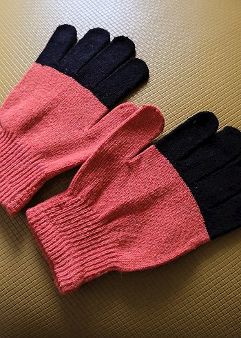 Japonya'dan Turuncu Siyah Kaymayı Önleyen Yün Eldiven - Görsel 4