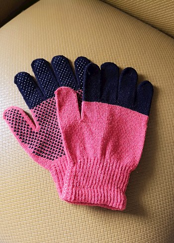 Japonya'dan Turuncu Siyah Kaymayı Önleyen Yün Eldiven - Görsel 2