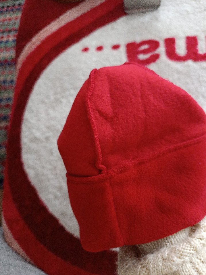 Kırmızı Kadın Polar Bere - Görsel 4