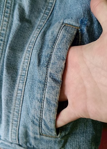 içi peluş kışlık jean mont - Görsel 7