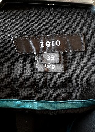 Zara Zero marka uzun paça normal bel kumaş pantolon (wide leg)