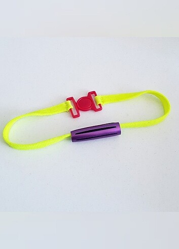 El yapımı eco tasarım neon fosforlu renkli choker kolye