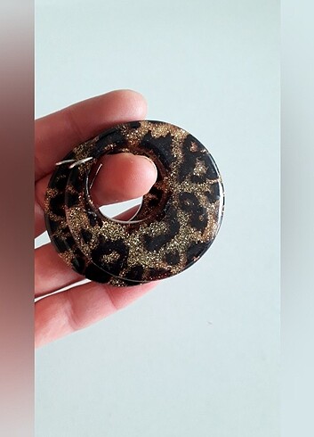Zara Simli leopar küpe
