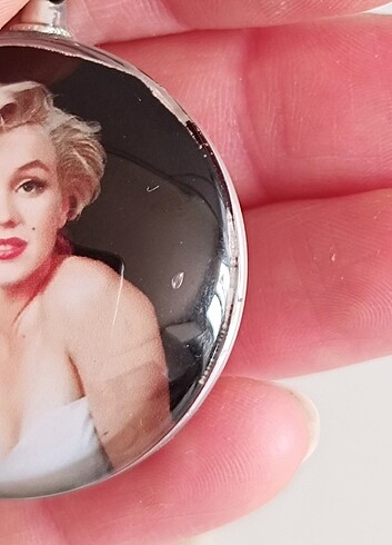  Beden çeşitli Renk çift taraflı Marilyn Monroe charm aksesuar 