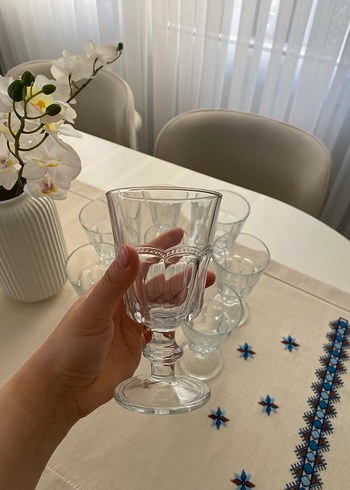 Madame coco 8li şarap kadehi seti - Görsel 3