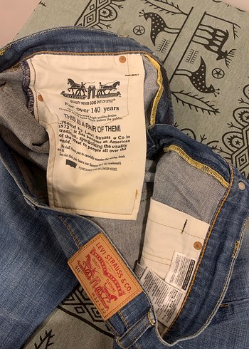32 Beden Orijinal Levi's Jean 511