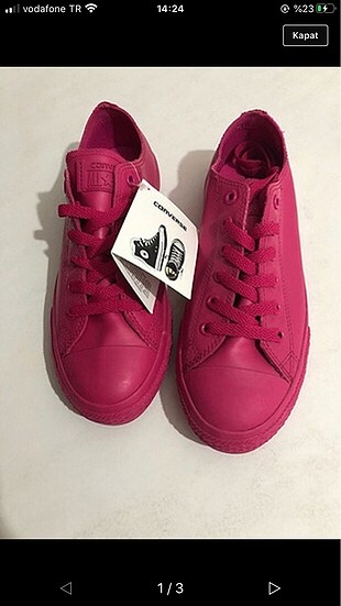 Converse Pink sıfır ürün