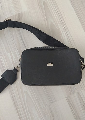 Beden ARAX Siyah Deri Kadın Çapraz Çanta