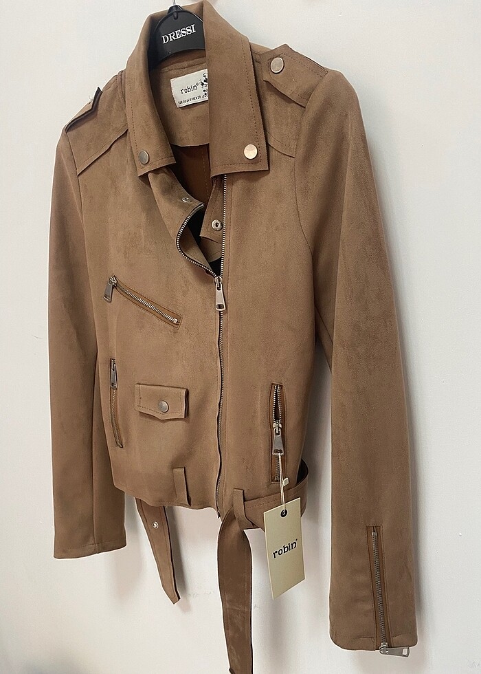 Robin süet ceket - Görsel 3