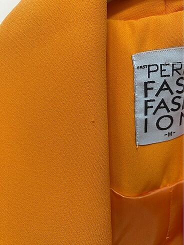 Perry turuncu blazer ceket - Görsel 2