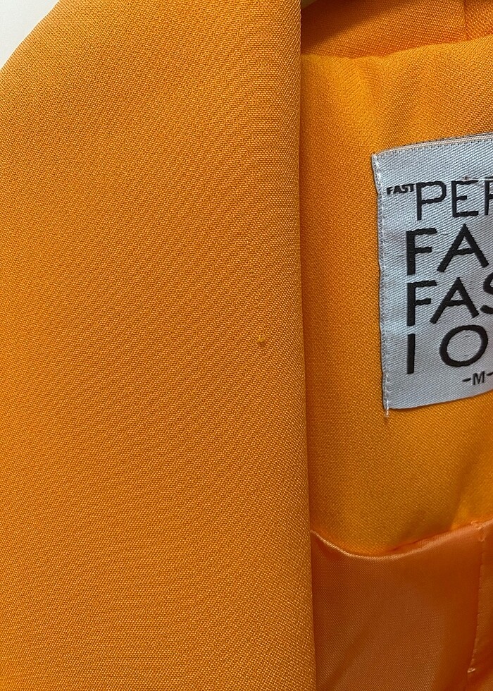 Perry turuncu blazer ceket - Görsel 2