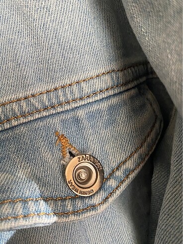 Zara men kot ceket (denim) - Görsel 3