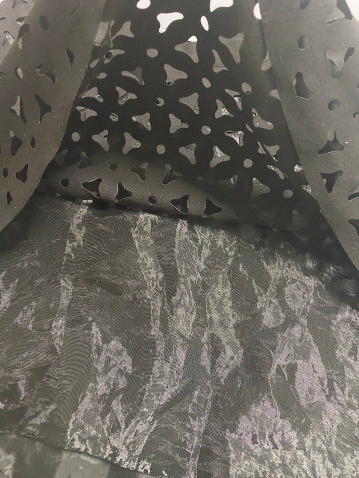 Siyah Dantel Detaylı Mini Etek - Görsel 3