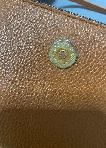 Kahverengi Deri Püsküllü Kadın Çanta - Görsel 5