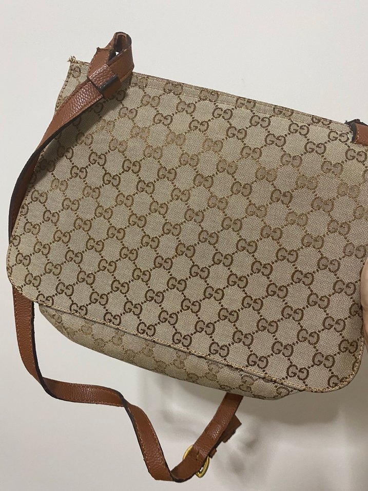 Kahverengi Deri Püsküllü Kadın Çanta - Görsel 2