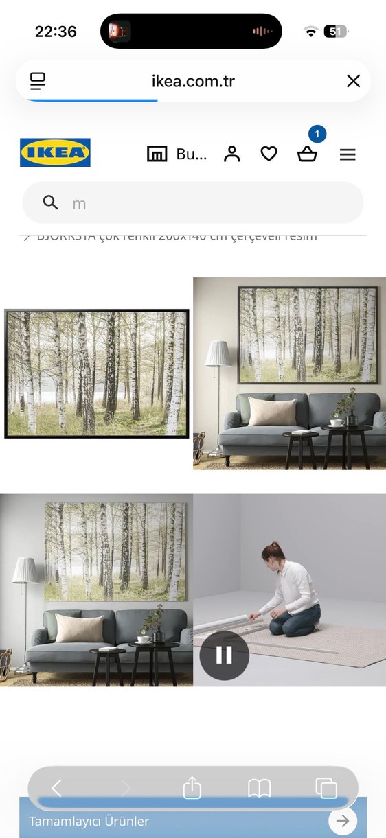 İkea tablo - Görsel 5