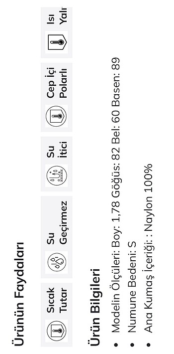 s Beden haki Renk Şişme mont