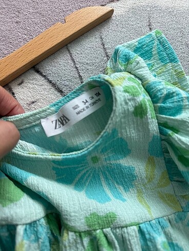 Zara müslin kız çocuk yazlık elbise - Görsel 2