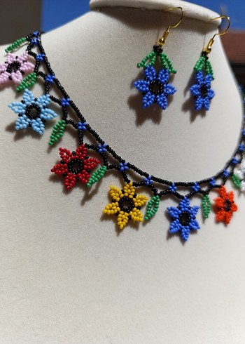 Kolye ve Küpe Seti - Görsel 6