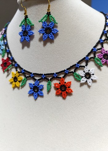 Kolye ve Küpe Seti - Görsel 5