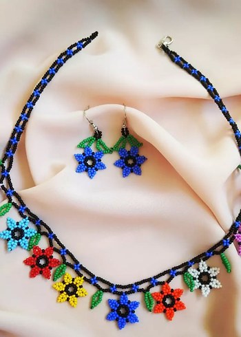 Kolye ve Küpe Seti - Görsel 8