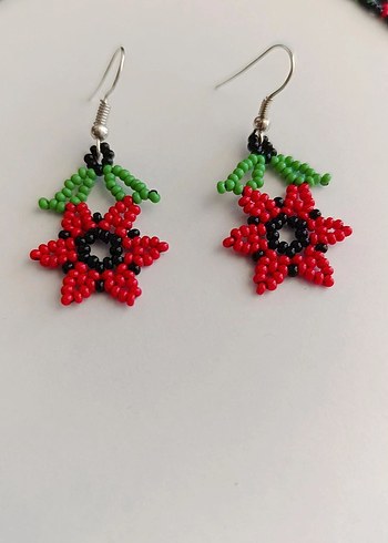 Kırmızı Boncuklu Kolye - Görsel 4