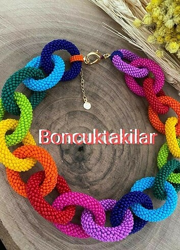 Zincir boncuk kolye