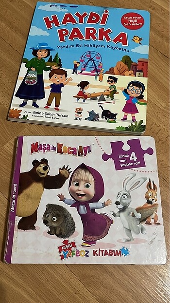Diğer Puzzle kitabı Maşa ve koca ayi - ile yazısız hikaye kitabı