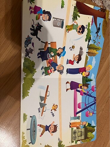  Beden Renk Puzzle kitabı Maşa ve koca ayi - ile yazısız hikaye kitabı