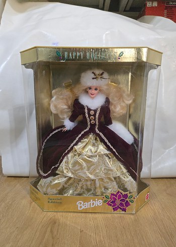 1996 holiday kutulu happy holidays barbie bebek yılbaşı