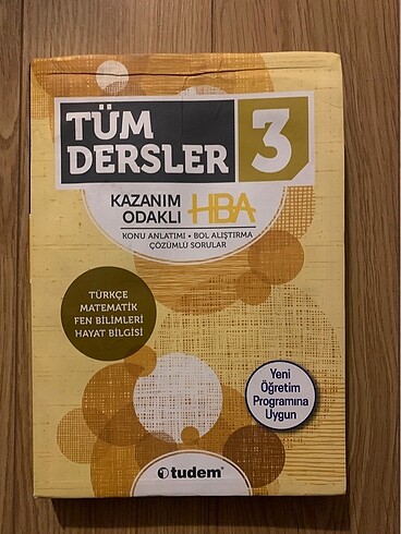 Tudem tüm dersler 3.sınıf kazanım Odaklı