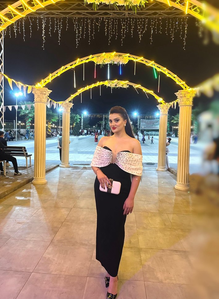 Odrella abiye siyah beyaz - Görsel 2