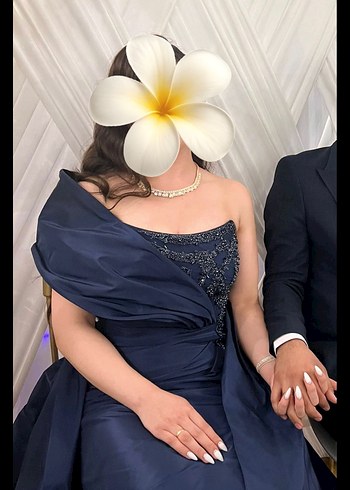 Alfabeta lacivert nişanlık abiye - Görsel 3