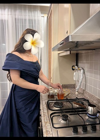 Alfabeta lacivert nişanlık abiye - Görsel 2