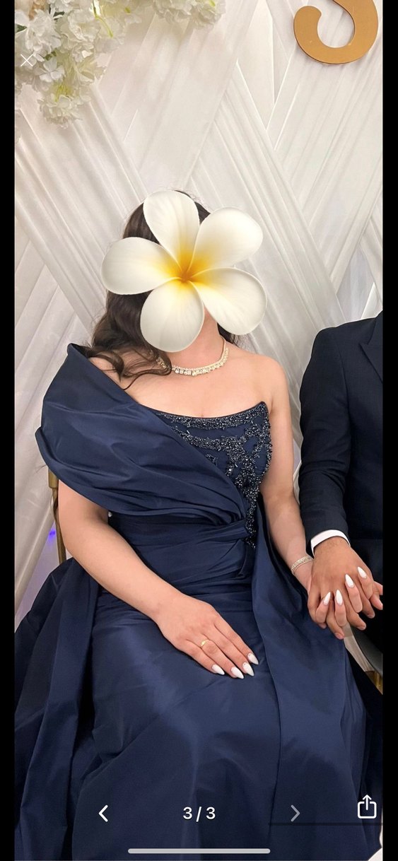 Alfabeta lacivert nişanlık abiye - Görsel 3